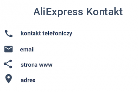 AliExpress Kontakt